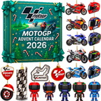 Motorcykel Racing Julekalender 2026 – 24 Mini Racing-overraskelser til Motorsportsfans, 8+ år