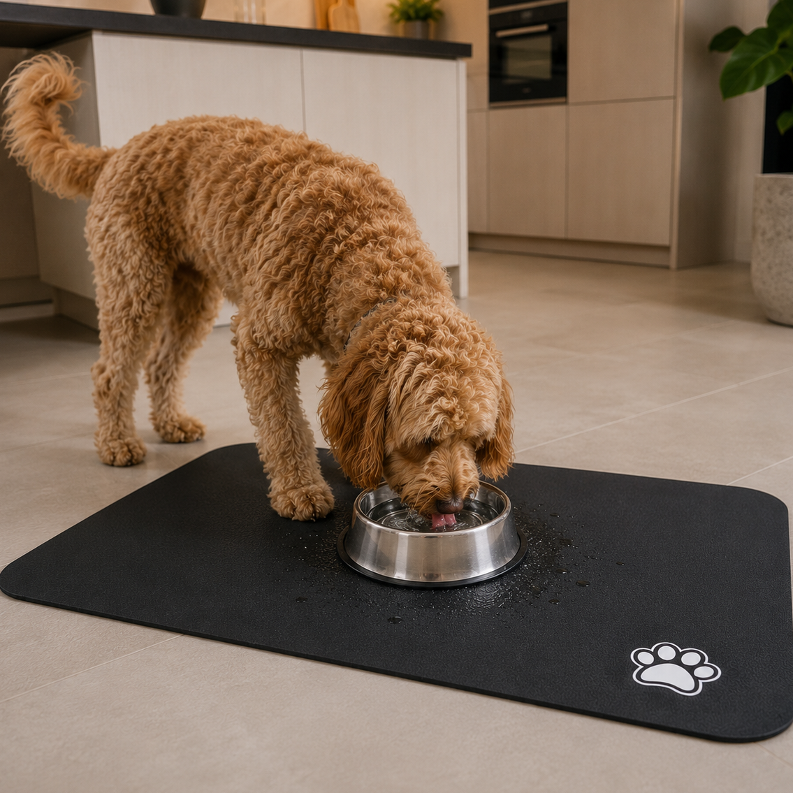 Absorberende Foderbakke-måtte til Hund og Kat 5