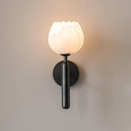 Alabaster Væglampe – Naturlig Sten med Blødt Lys til Elegant Belysning 9