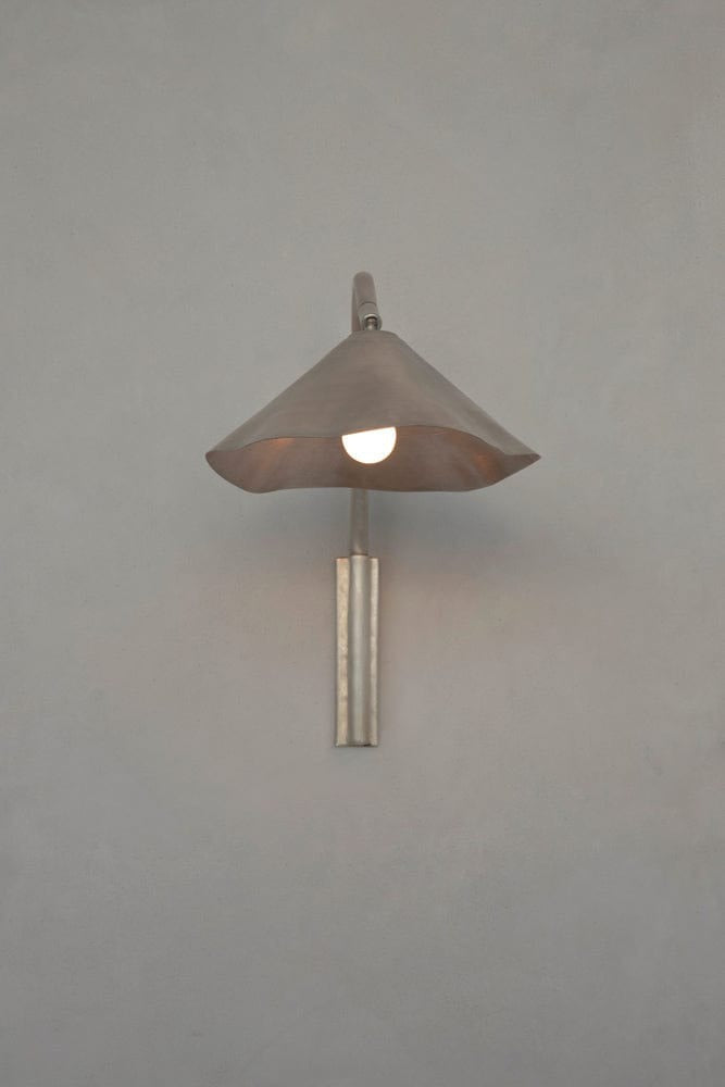 Antik Væglampe II i Metal - Klassisk Design med Buet Arm 2