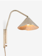 Antik Væglampe II i Metal - Klassisk Design med Buet Arm 5