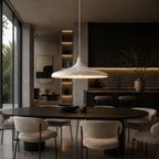 Arkitektonisk Pendel Lampe i Jern - Organisk Silhuet med Blødt Ambient Lys 3