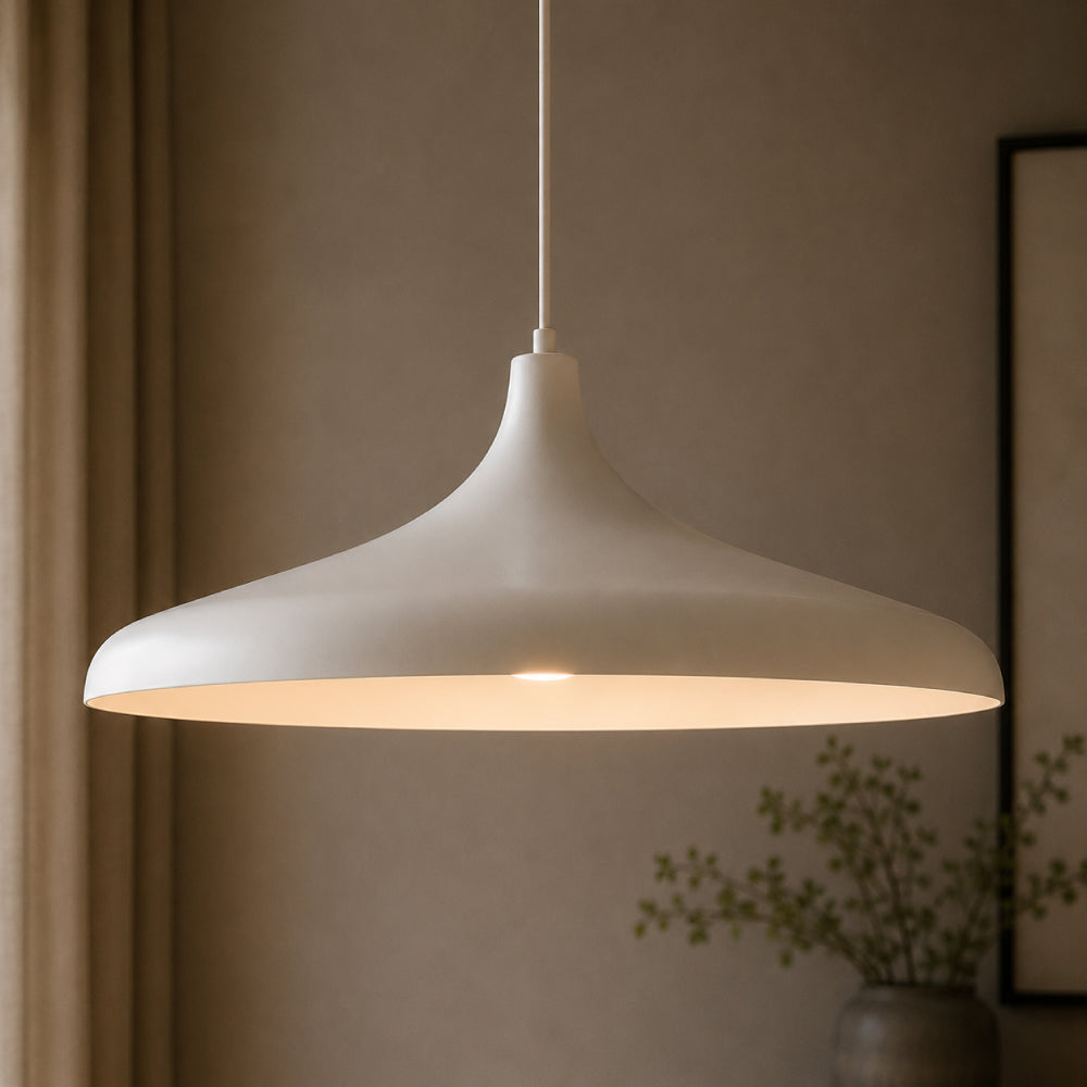 Arkitektonisk Pendel Lampe i Jern - Organisk Silhuet med Blødt Ambient Lys 4