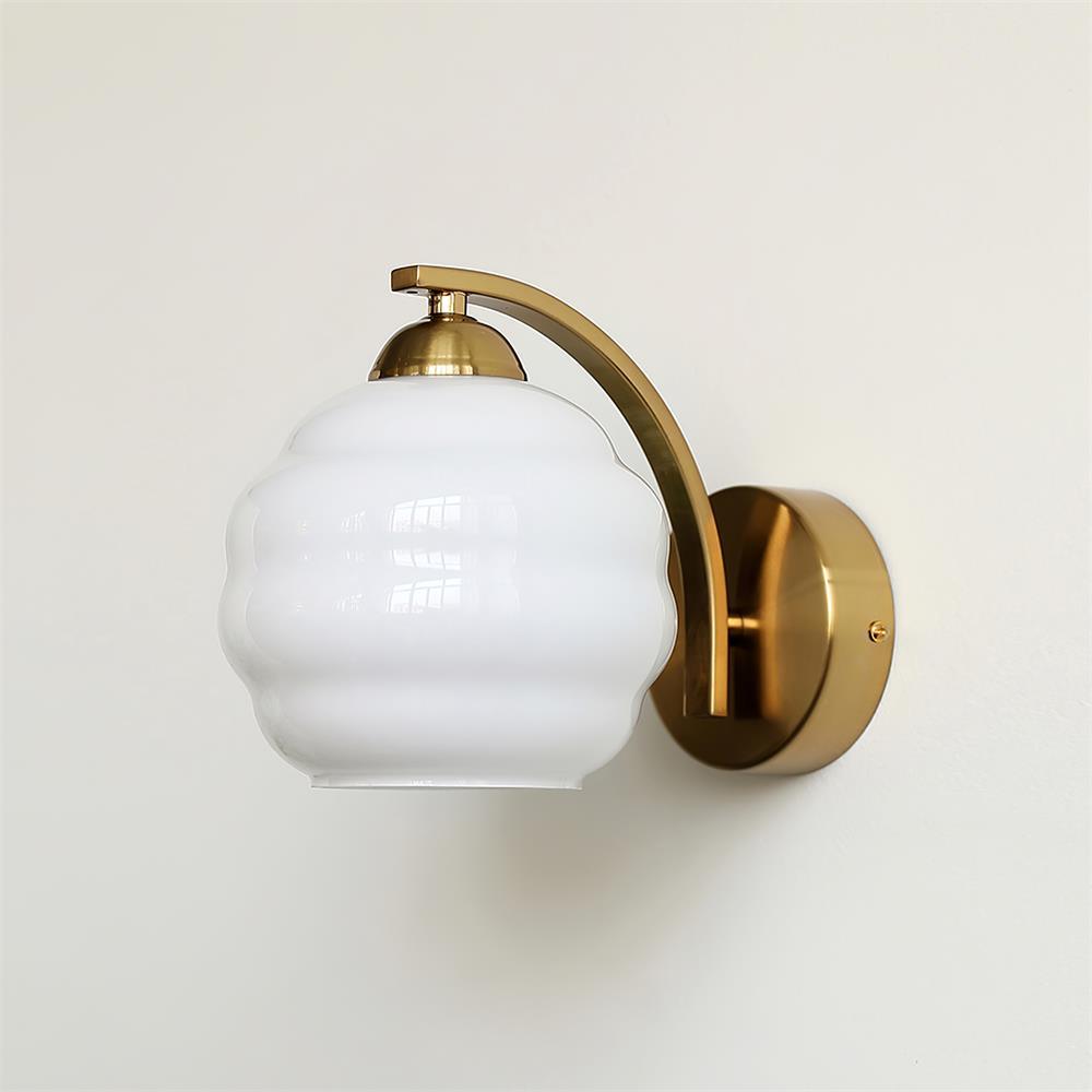 Art Deco Væglampe i Vintage Stil – Dekorative Detaljer til Stemningsfuld Belysning 0