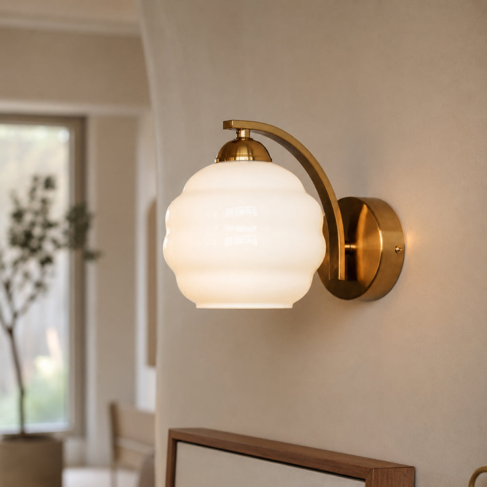 Art Deco Væglampe i Vintage Stil – Dekorative Detaljer til Stemningsfuld Belysning 12