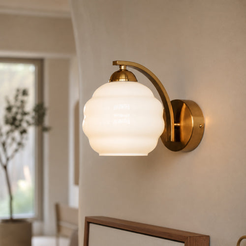 Art Deco Væglampe i Vintage Stil – Dekorative Detaljer til Stemningsfuld Belysning 12