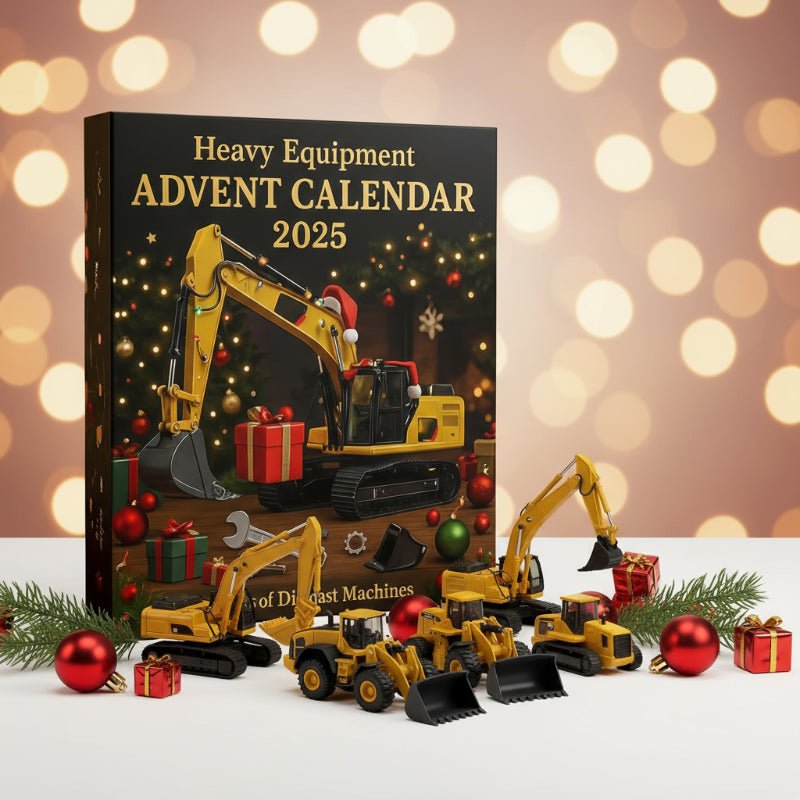 2D-køretøjsadventskalender til børn med julemoro