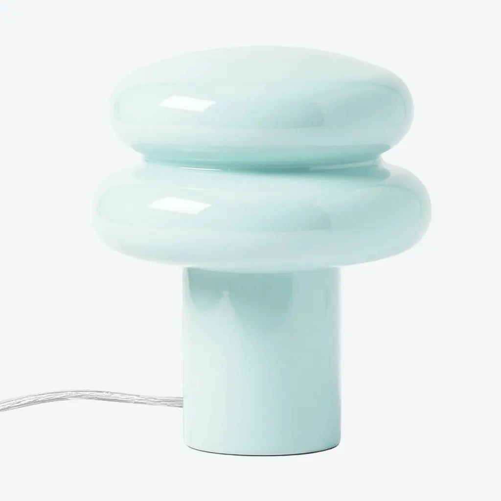 Bauhaus Bordlampe i Opalglas - Svampeform med Blødt Diffust Lys 10
