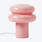 Bauhaus Bordlampe i Opalglas - Svampeform med Blødt Diffust Lys 18