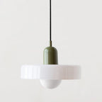 Bauhaus Hængelampe – Farvet Glas med Elegant Design 14