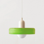 Bauhaus Hængelampe – Farvet Glas med Elegant Design 21