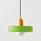 Bauhaus Hængelampe – Farvet Glas med Elegant Design 27