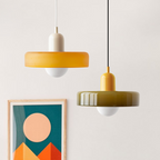 Bauhaus Hængelampe – Farvet Glas med Elegant Design 3