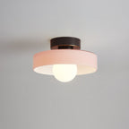 Bauhaus Loftlampe - Rund Glas Skærm 2
