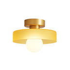 Bauhaus Loftlampe - Rund Glas Skærm 8