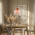 Bauhaus Pendel Lampe i Farvet Glas - Justerbar Højde 0
