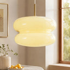 Bauhaus Pendel Lampe i Opalglas – Minimalistisk Design med Diffust Lys 0