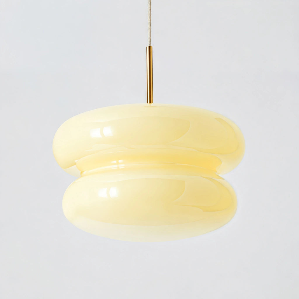 Bauhaus Pendel Lampe i Opalglas – Minimalistisk Design med Diffust Lys 1