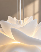 Blomstformet Pendel Lampe – Lotusinspireret Akryldesign til Spisebord og Soveværelse 9