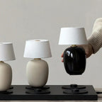Bordlampe i Stof med Indbygget Batteri og Berøringskontrol 8