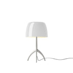 Bordlampe med Kuppelformet Skærm - Elegant Trebenet Stel 11