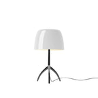 Bordlampe med Kuppelformet Skærm - Elegant Trebenet Stel 2