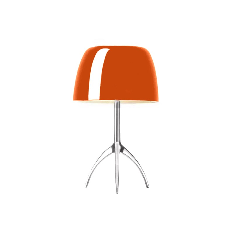 Bordlampe med Kuppelformet Skærm - Elegant Trebenet Stel 29