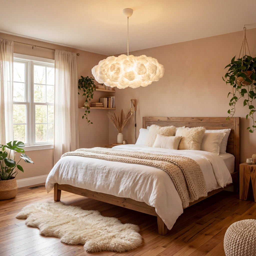 Cloud Pendel Lampe - Skulpturelt Design med Justerbar Højde 0
