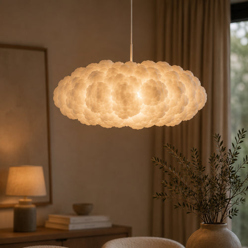 Cloud Pendel Lampe - Skulpturelt Design med Justerbar Højde 12
