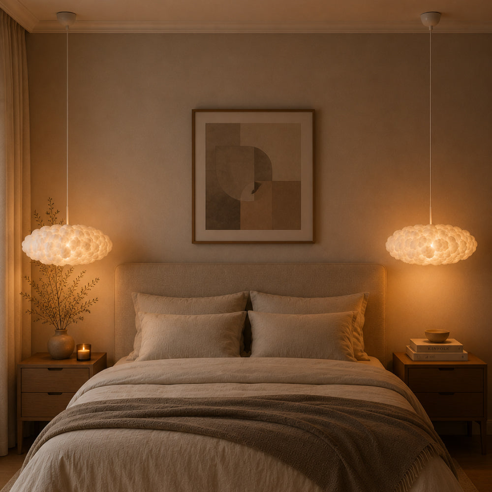 Cloud Pendel Lampe - Skulpturelt Design med Justerbar Højde 14
