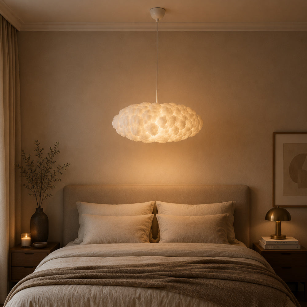 Cloud Pendel Lampe - Skulpturelt Design med Justerbar Højde 16