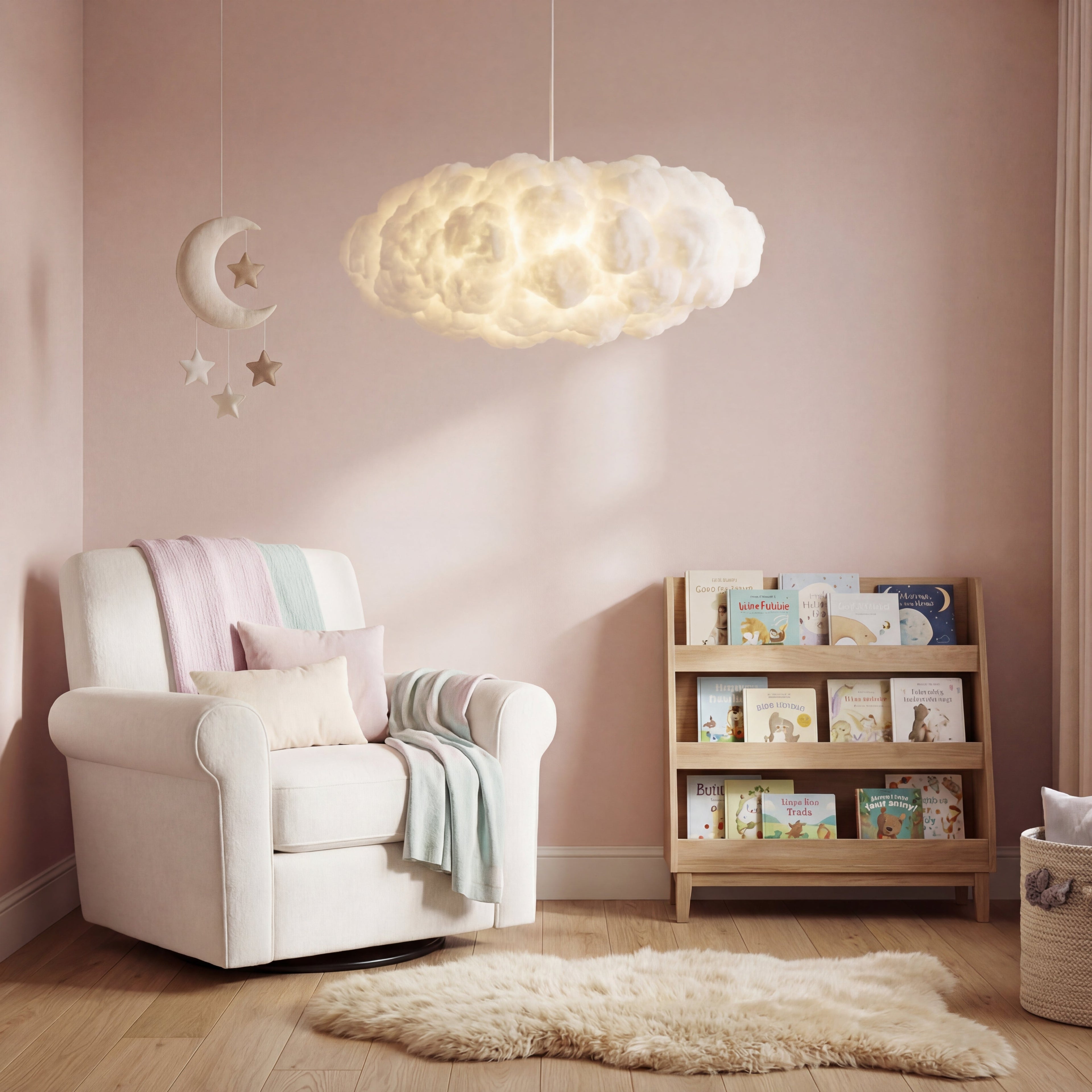 Cloud Pendel Lampe - Skulpturelt Design med Justerbar Højde 2
