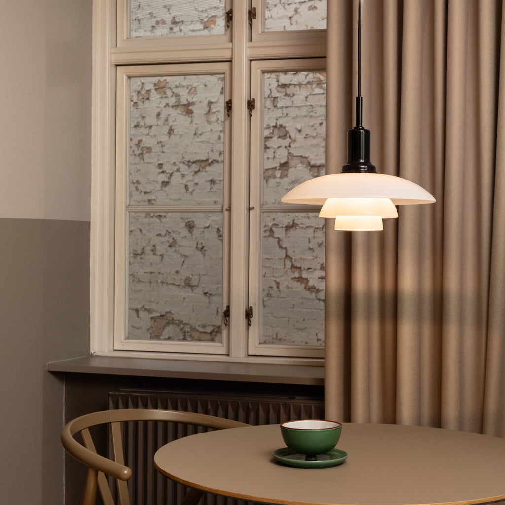 Dansk Design Pendel Lampe - Justerbar Belysning i Glas og Metal 4