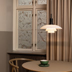 Dansk Design Pendel Lampe - Justerbar Belysning i Glas og Metal 4