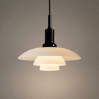 Dansk Design Pendel Lampe - Justerbar Belysning i Glas og Metal 7