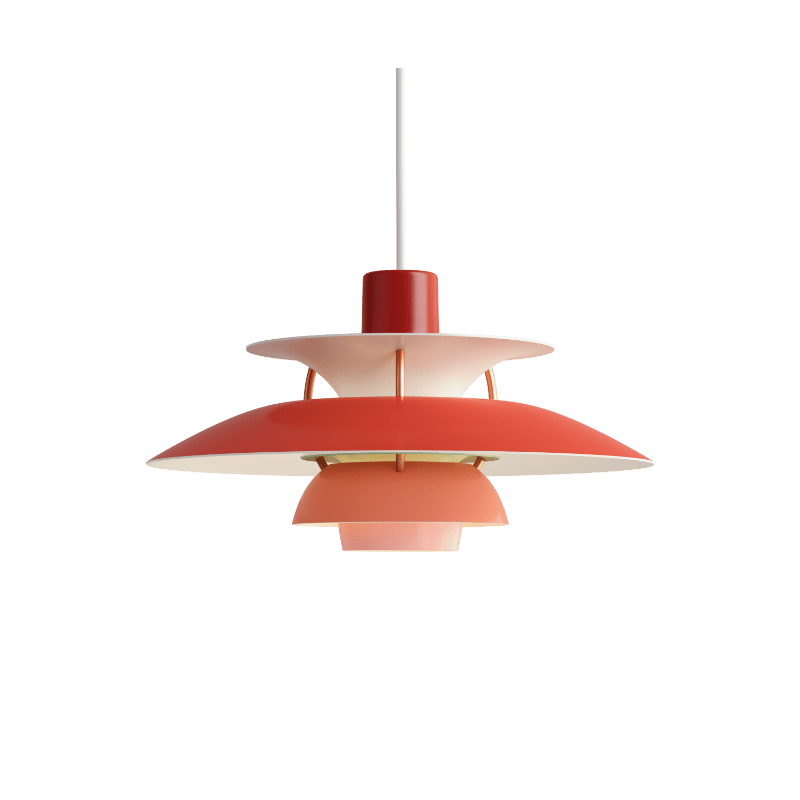 Designer Pendel Lampe i Metal - Flerlags Skærm med Blændfri Belysning 10
