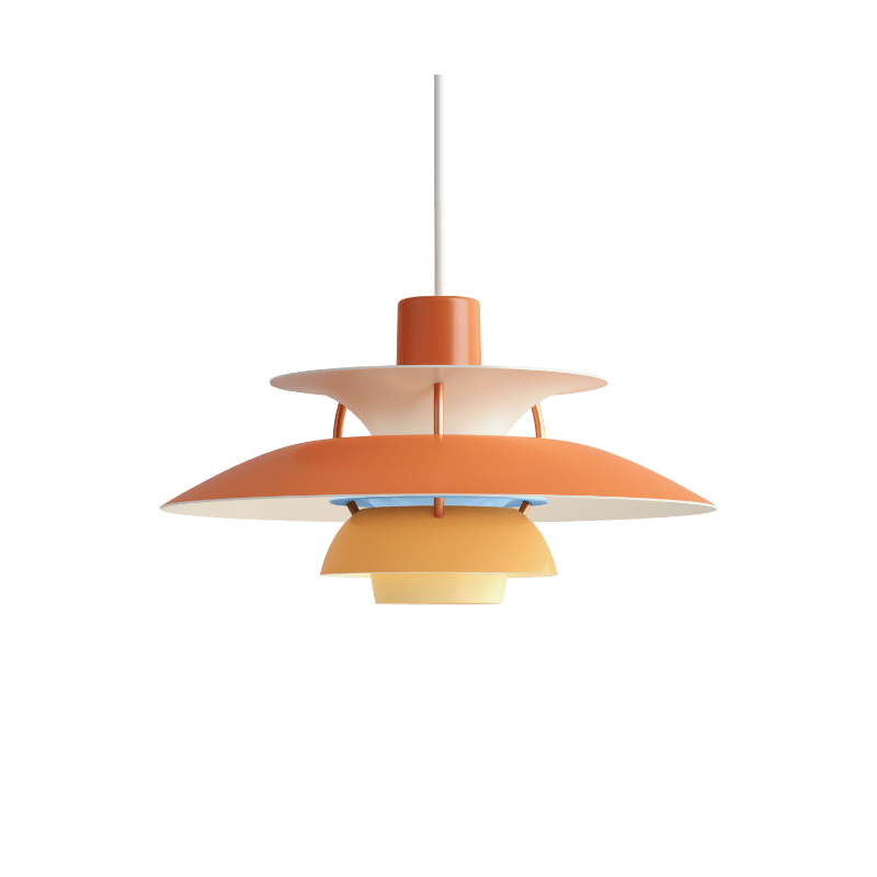 Designer Pendel Lampe i Metal - Flerlags Skærm med Blændfri Belysning 11
