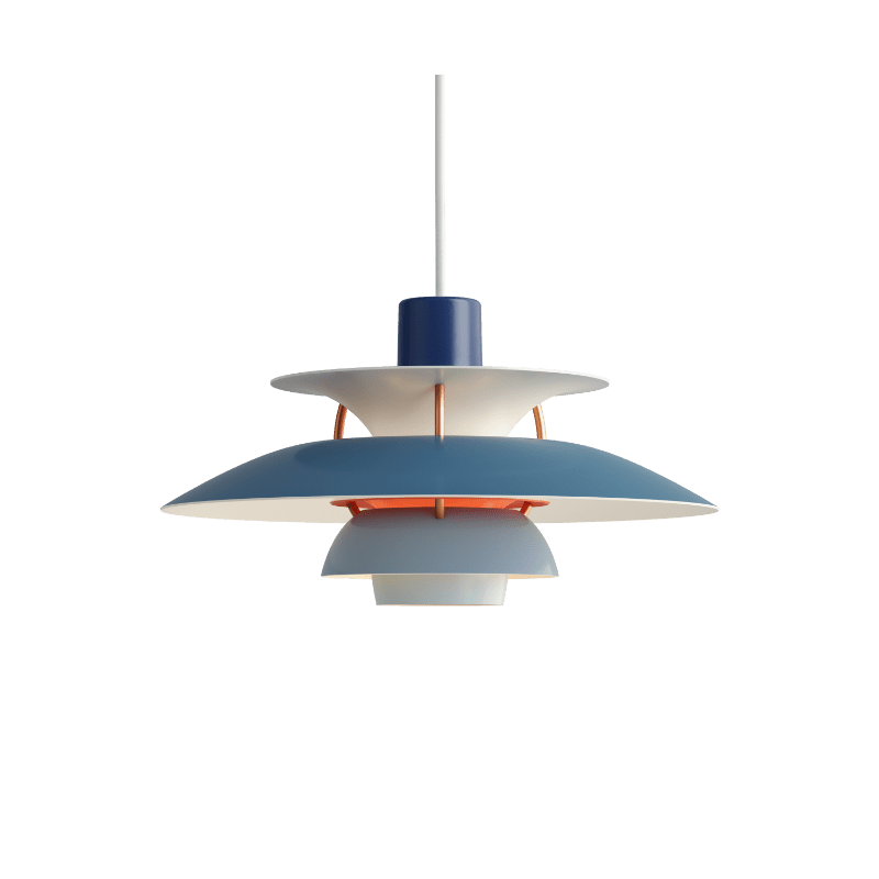 Designer Pendel Lampe i Metal - Flerlags Skærm med Blændfri Belysning 15