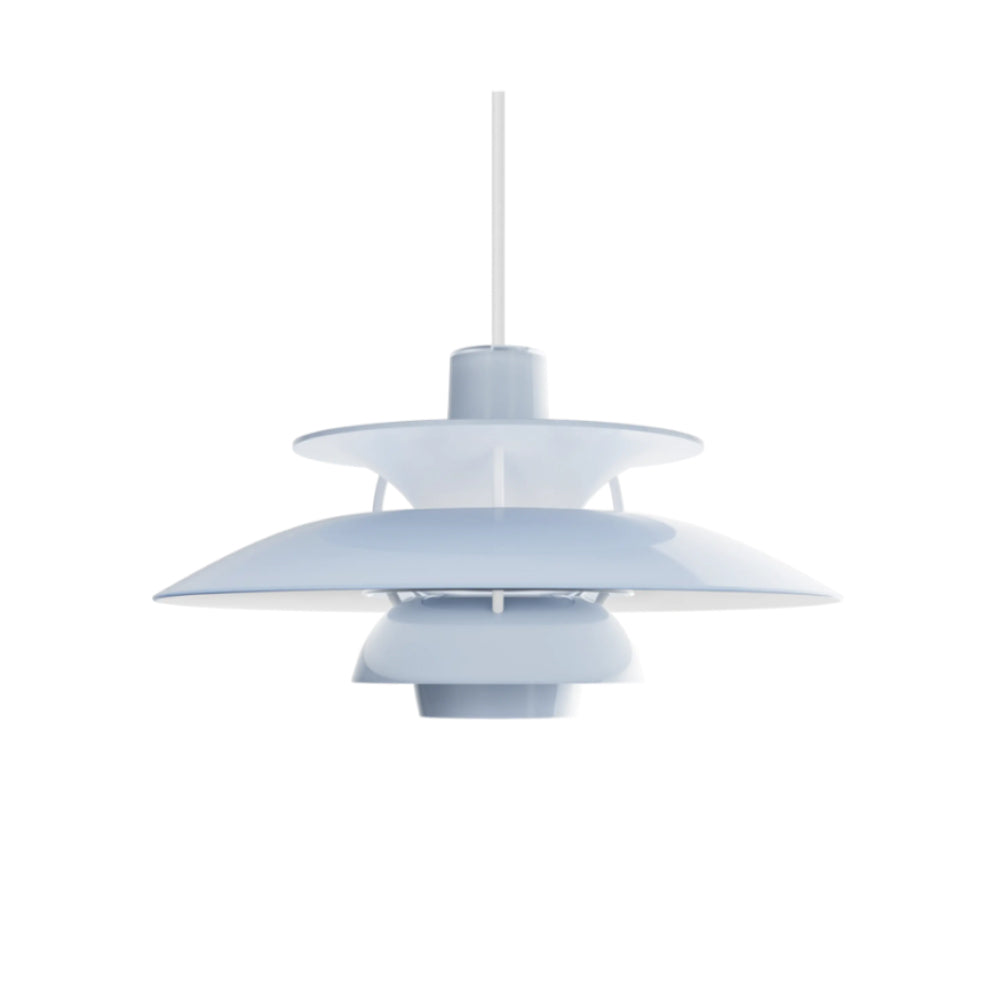 Designer Pendel Lampe i Metal - Flerlags Skærm med Blændfri Belysning 23