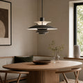 Designer Pendel Lampe i Metal - Flerlags Skærm med Blændfri Belysning 4
