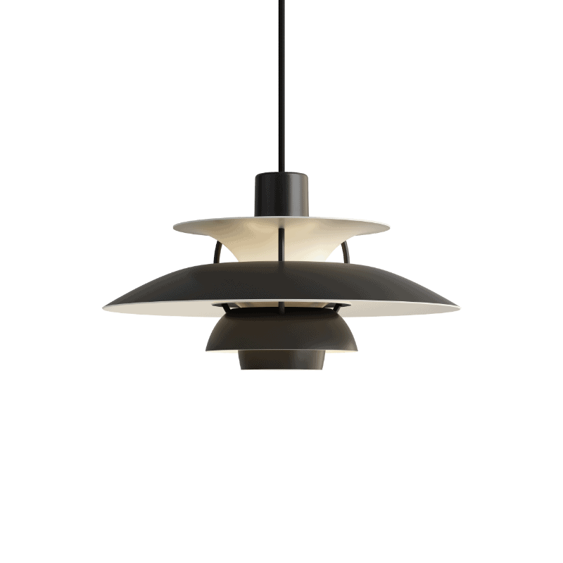 Designer Pendel Lampe i Metal - Flerlags Skærm med Blændfri Belysning 5
