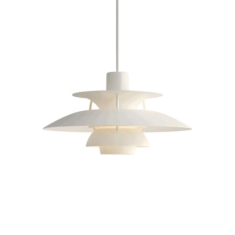 Designer Pendel Lampe i Metal - Flerlags Skærm med Blændfri Belysning 7
