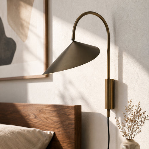 Drejelig Væglampe i Stål - Justerbar Minimalistisk Design 14