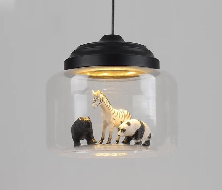 Dyre Pendel Lampe til Børneværelset - Blødt Lys med Unikke Dyrefigurer 5