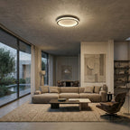 Elegant Loftlampe i Aluminium – Rundt Minimalistisk Design 1