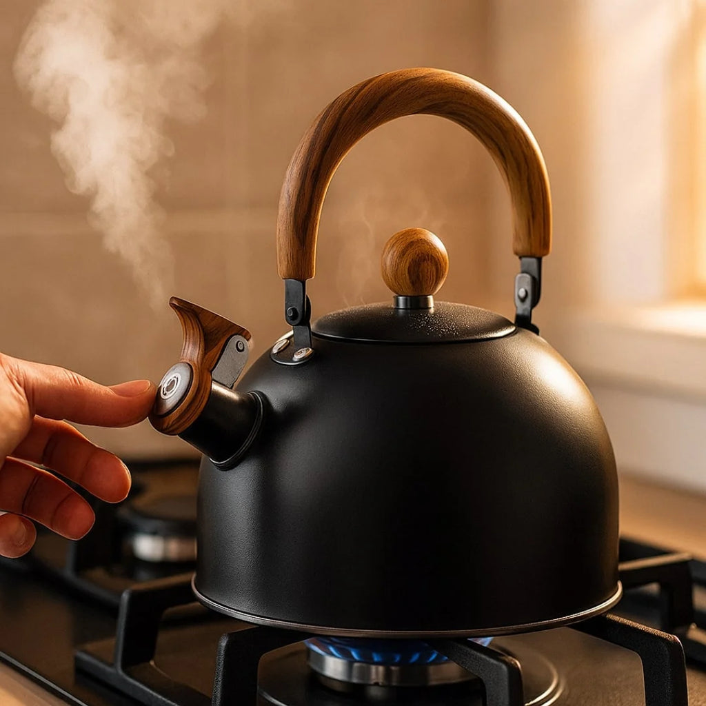 Fløjtekedel i Rustfrit Stål – 3 L til Induktion, Gas og El 2