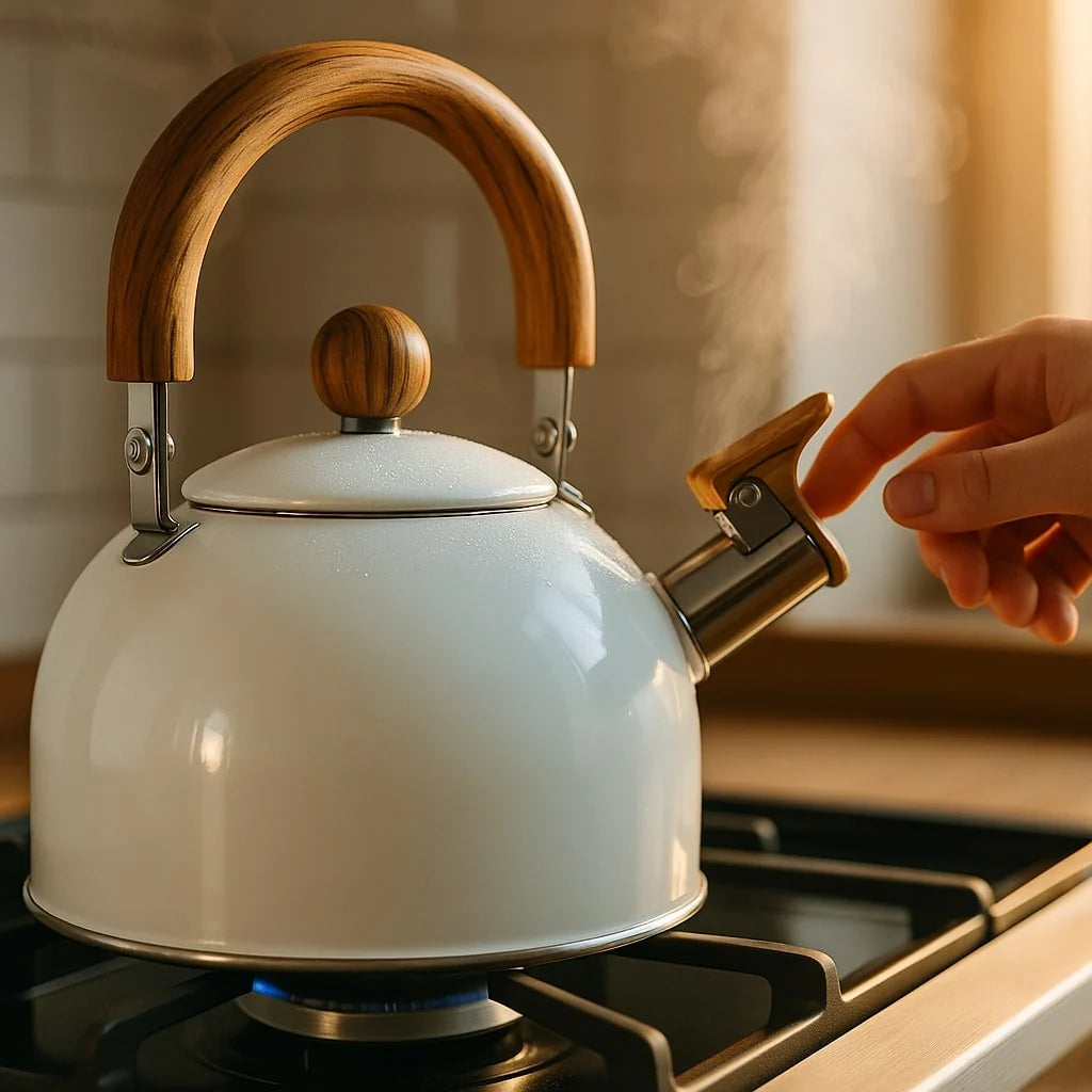 Fløjtekedel i Rustfrit Stål – 3 L til Induktion, Gas og El 4