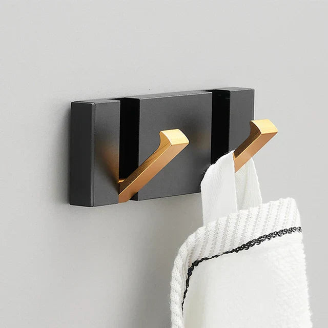 Foldbar Vægkrog i Rustfrit Stål – Minimalistisk Design til Pladsbesparende Opbevaring 0