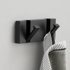 Foldbar Vægkrog i Rustfrit Stål – Minimalistisk Design til Pladsbesparende Opbevaring 11