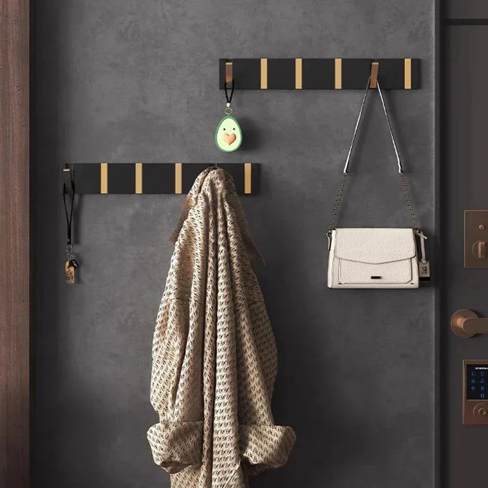 Foldbar Vægkrog i Rustfrit Stål – Minimalistisk Design til Pladsbesparende Opbevaring 3